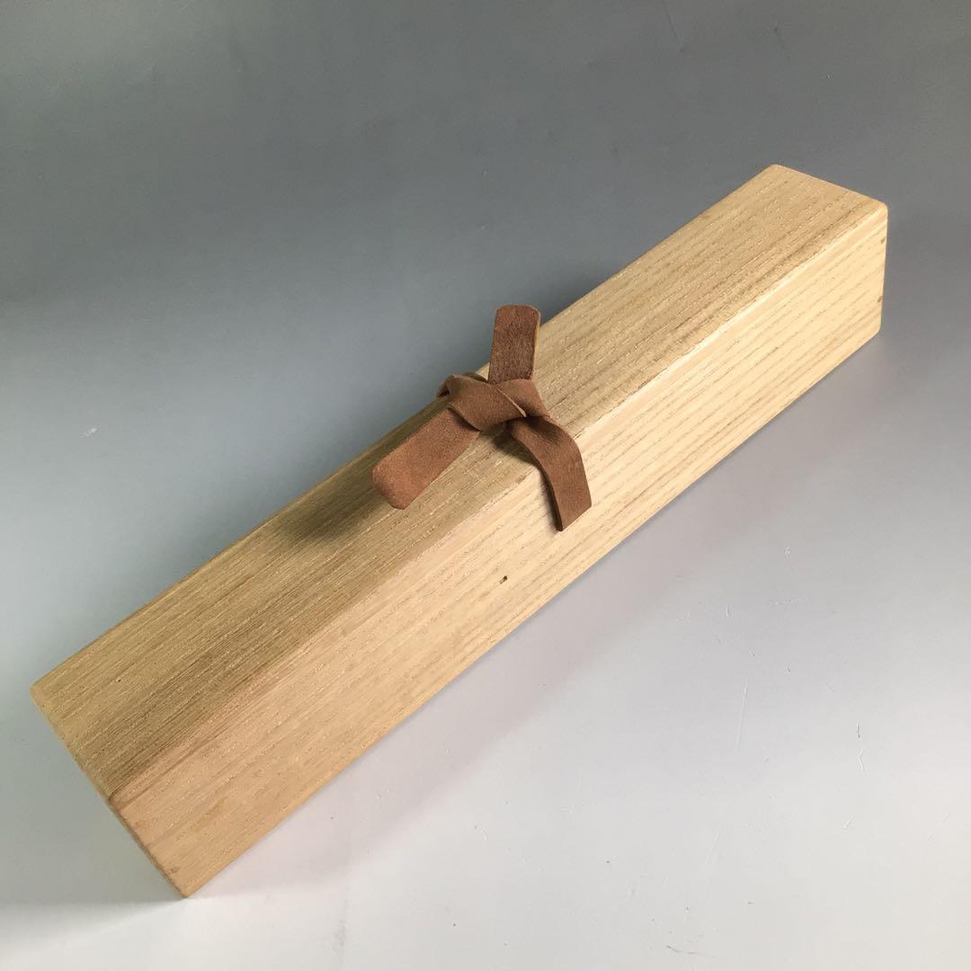 Ｒ５４６　茶杓　『久田宗也　尋牛斎』『銘　福寿草』『南天の木茶杓』　共箱　茶道具