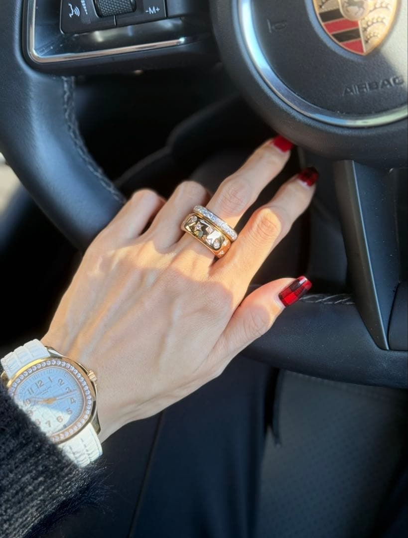 ポメラート イコニカリング K18 ローズゴールド 10号 定価847000円