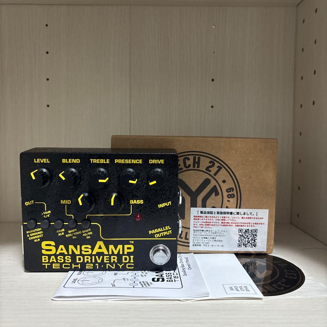 【美品、完備品】Sansamp サンズアンプ Bass D DI V2