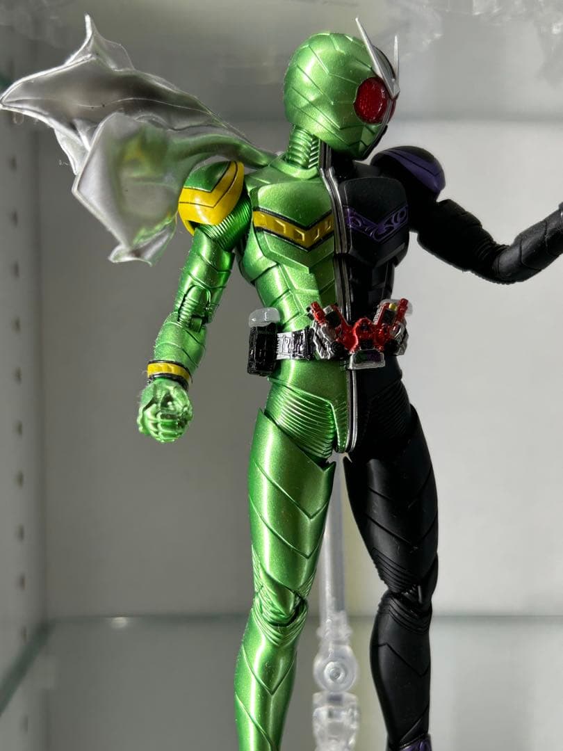 ★リペイント済★ 真骨彫製法★ 仮面ライダーW サイクロンジョーカー★