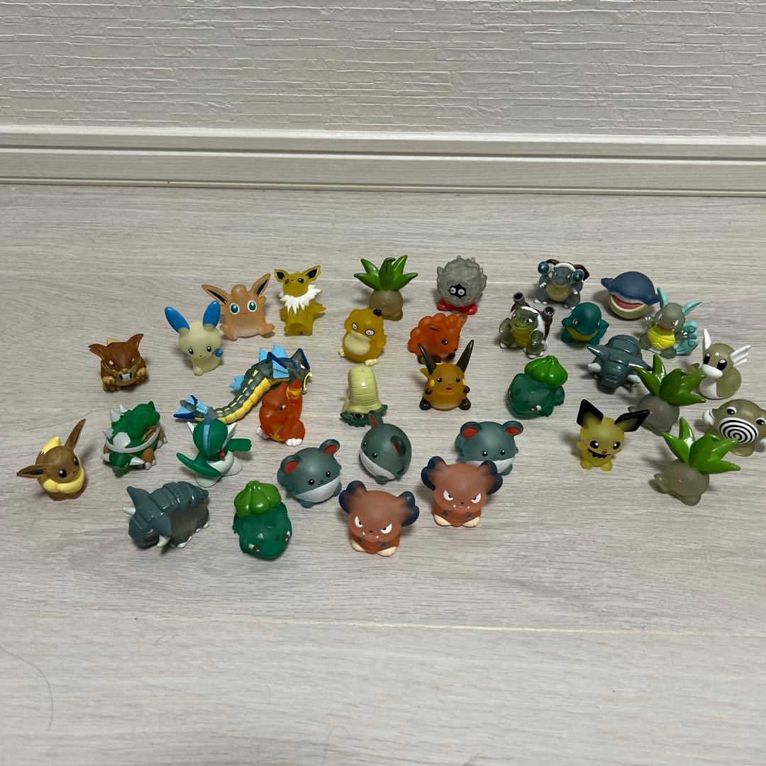 【希少品】ポケモンキッズ　ポケモン指人形豪華　クリアバージョン34個セット