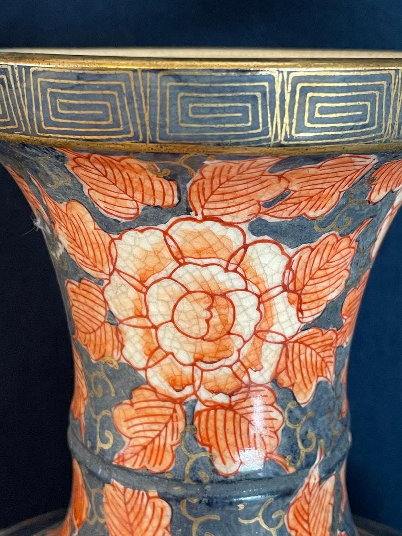 伊万里焼双龍耳大花瓶　高さ約61㎝