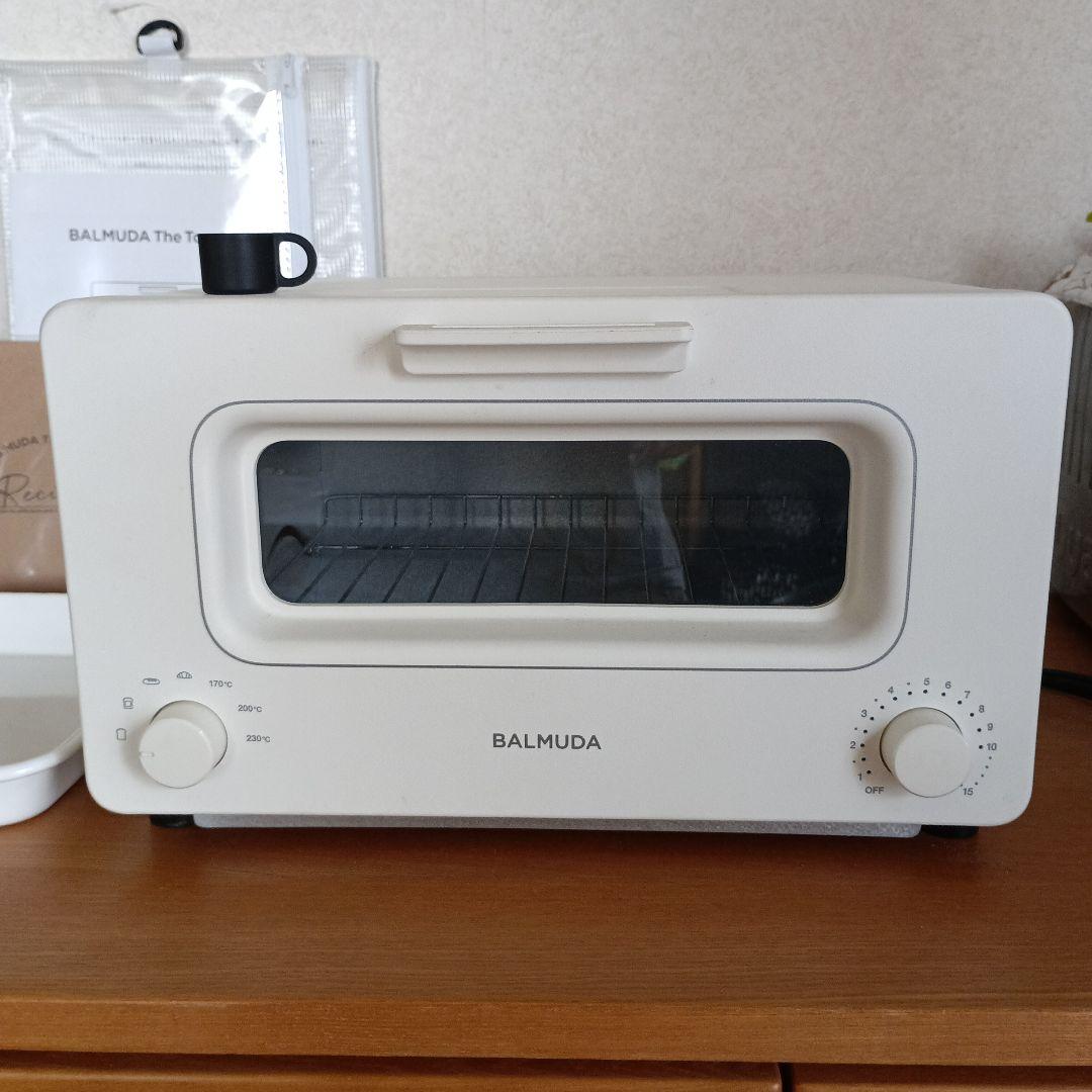 BALMUDA The Toaster ホワイト　野田琺瑯バット付き