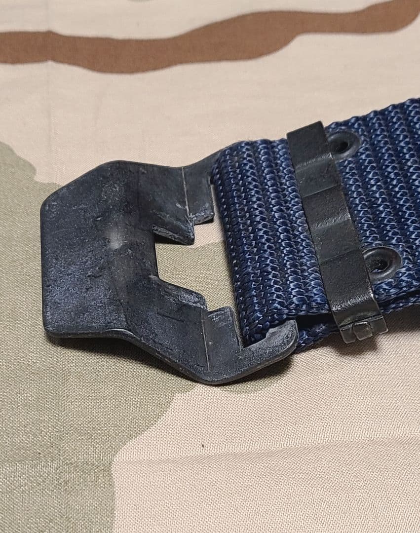 ベトナム戦争装備 希少レア DAVIS型ナイロンベルト青色