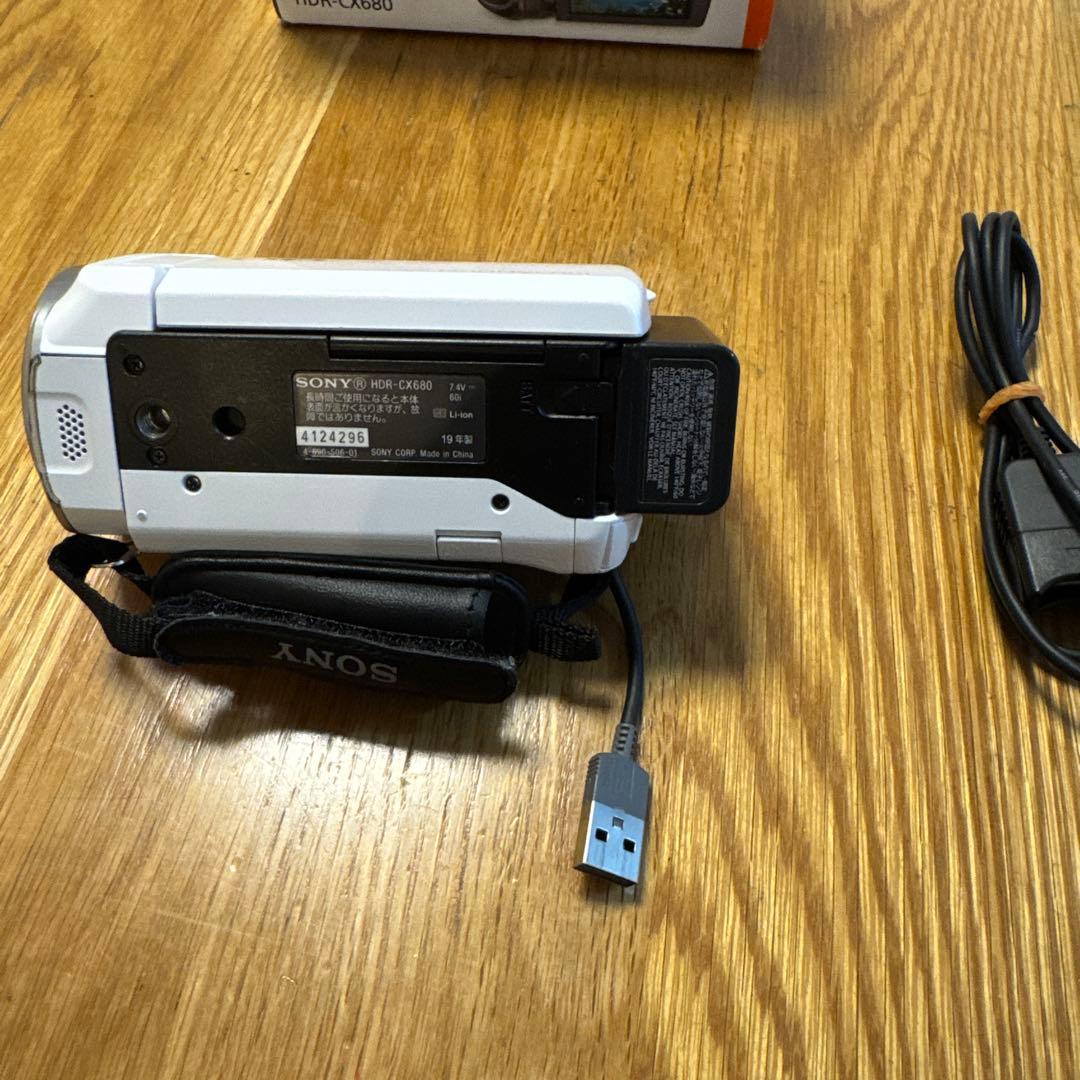 Sony HDR-CX680 ホワイト ビデオカメラ本体