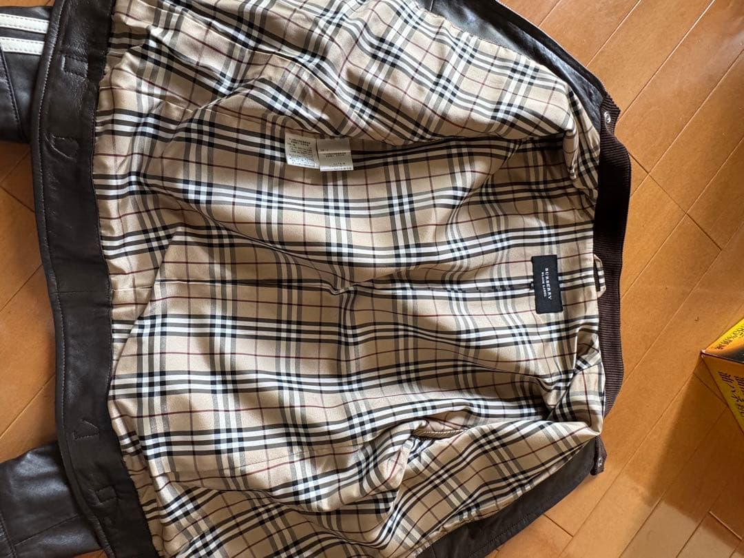 ⭐︎なお姫ちゃん バーバリーブラックレーベル シングルライダースジャケット