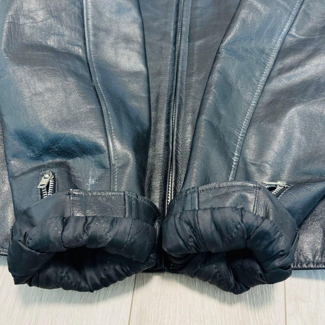 ホーンワークス　シングルライダース　バッファロー　バイカー　5L ブラック　水牛