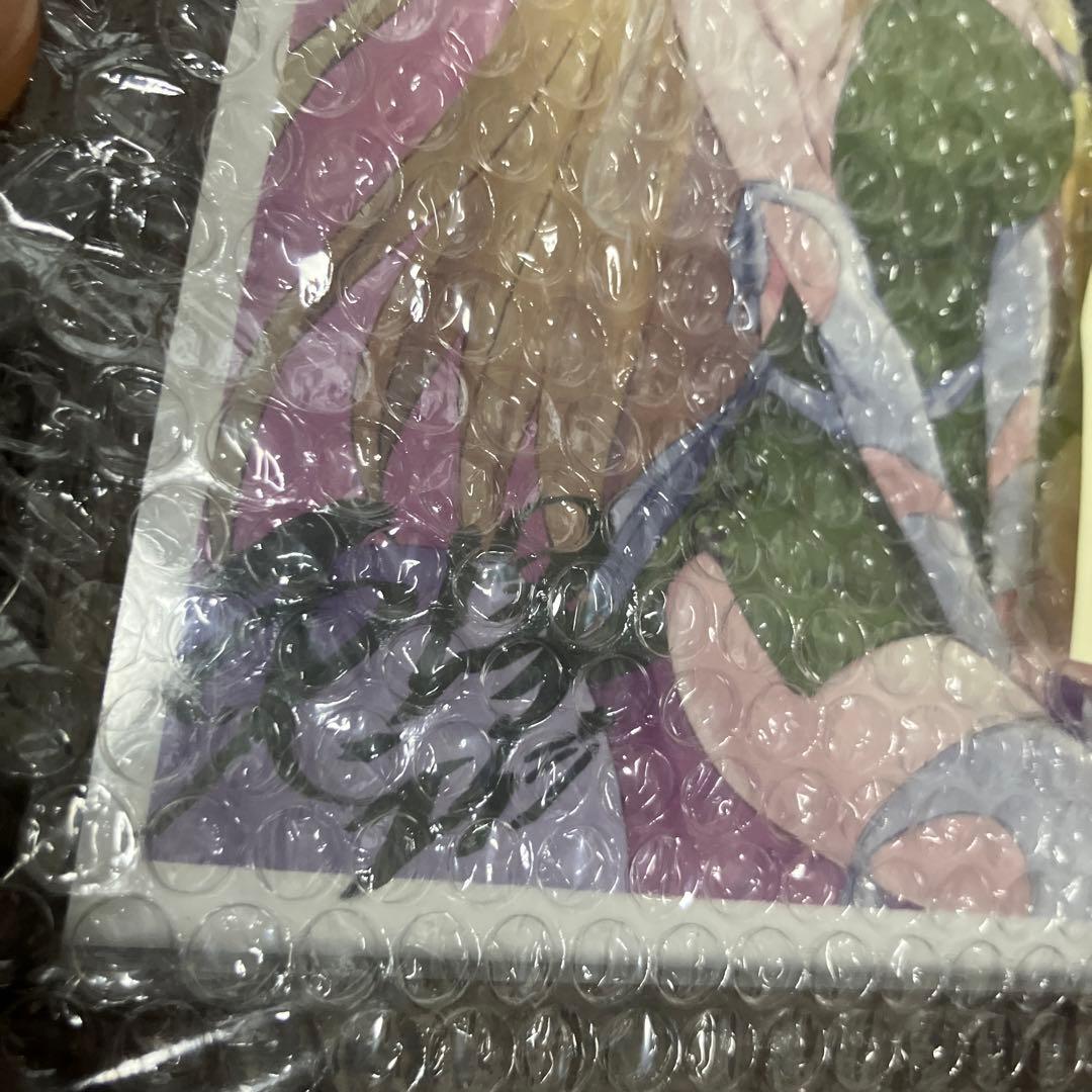 【新品未使用】ゼロの使い魔　完結記念展 書き下ろし原画サイン入り 4枚セット