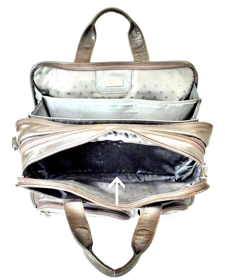 TUMI 96141BN4（廃番G4.4）レザーPCブリーフ 【稀少・ブラウン】