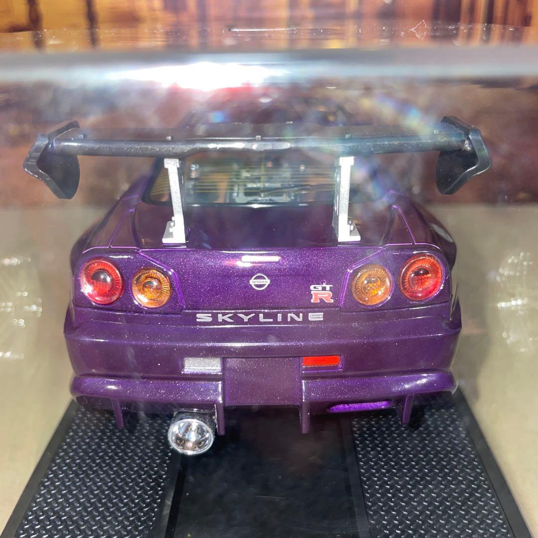 【ケース付き】NISSAN SKYLINE GTR(R34)ミニカー