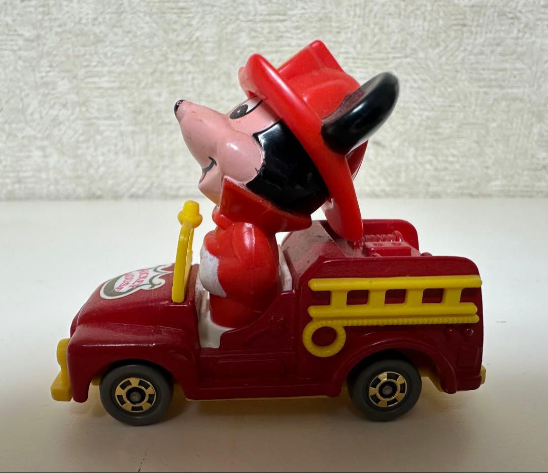 激レア ビンテージ レトロ ミッキーマウス 消防車 トイカー (PD-2)