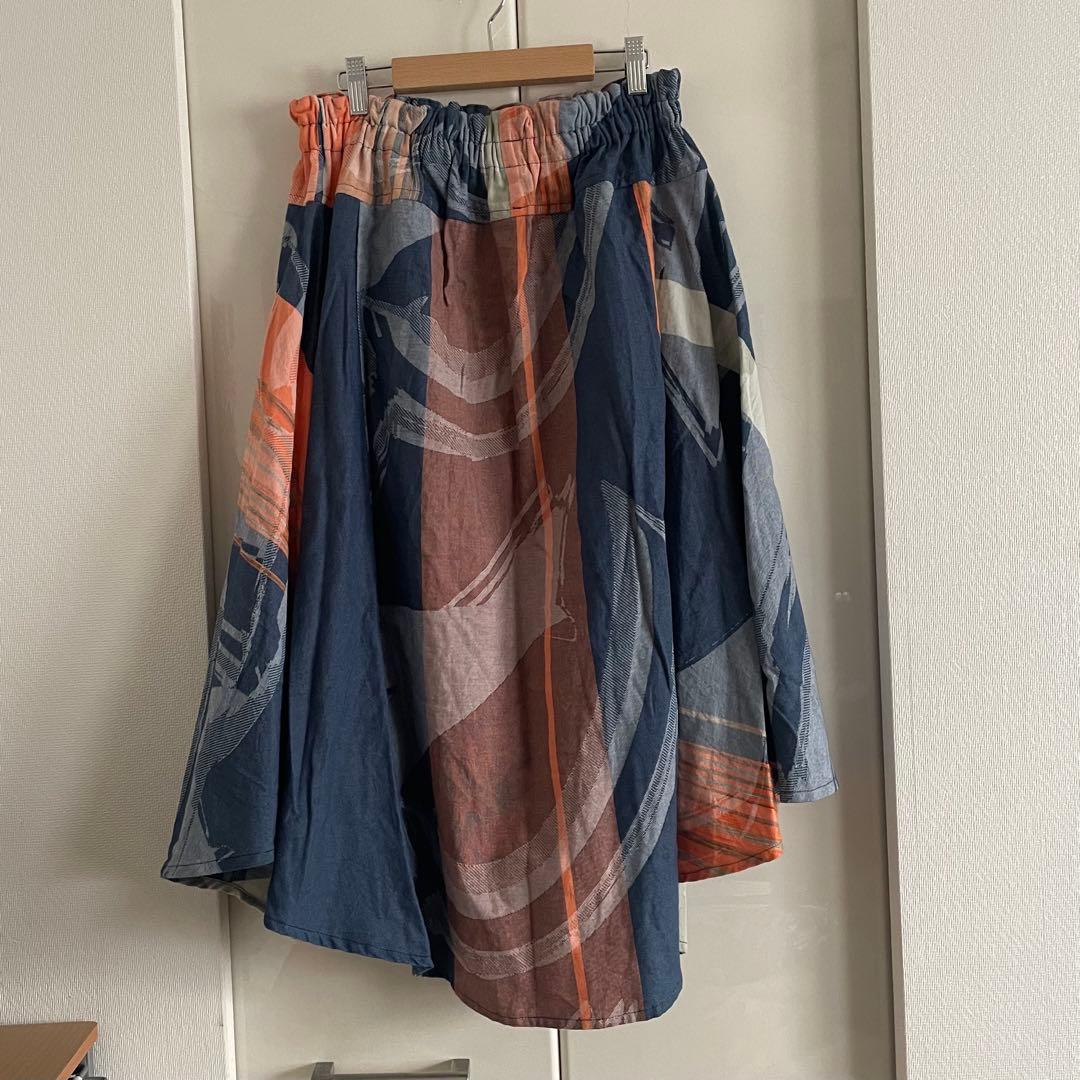 未使用・タマキニイメ《tamaki niime》chotan skirt