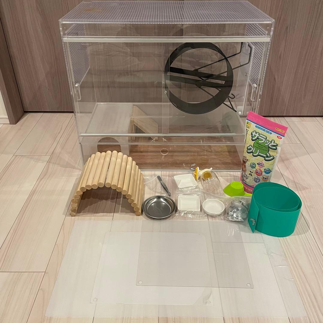 ★もっふる様★ハリネズミ飼育セット　アクリルケージ