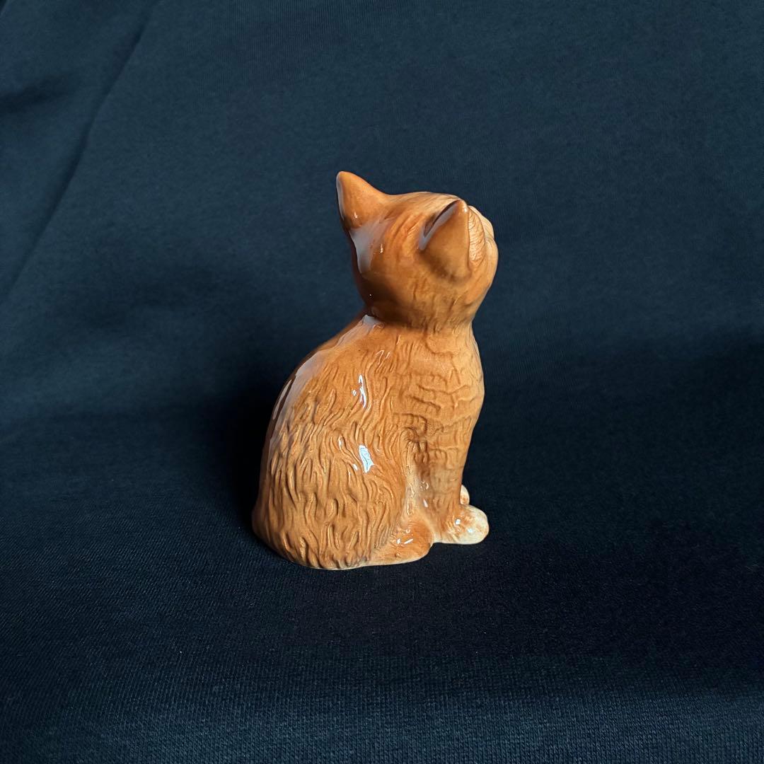 vintage   ロイヤルドルトン 陶器製 猫の置物