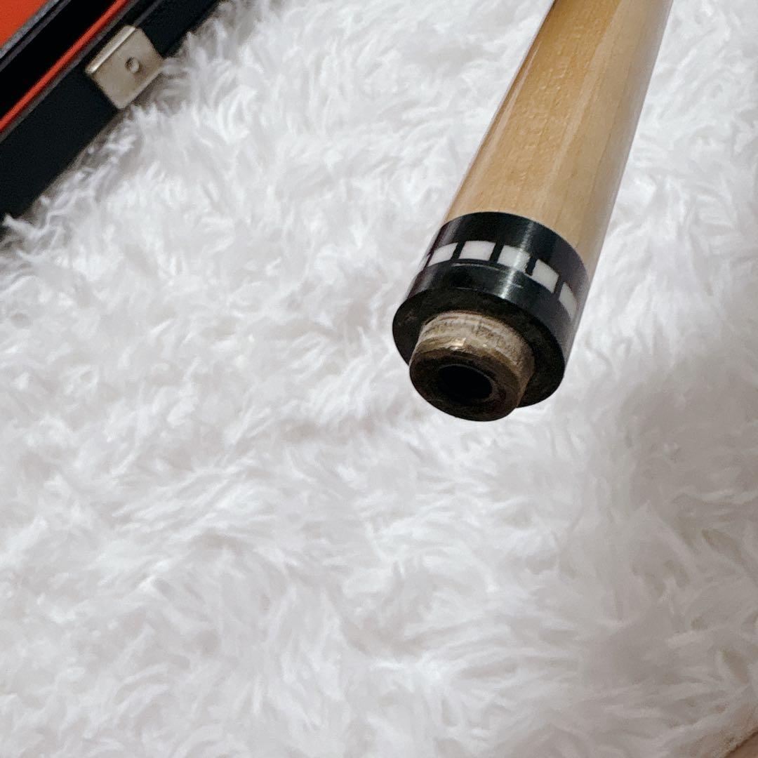 ヴィンテージ品 石垣キュー 2ピース ビリヤードキュー 革巻き/ハードケース付