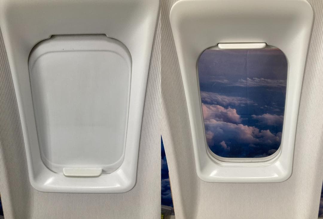 ボンバルディア CRJ200 機内 客室 内装 壁 パネル ウィンドウガラス