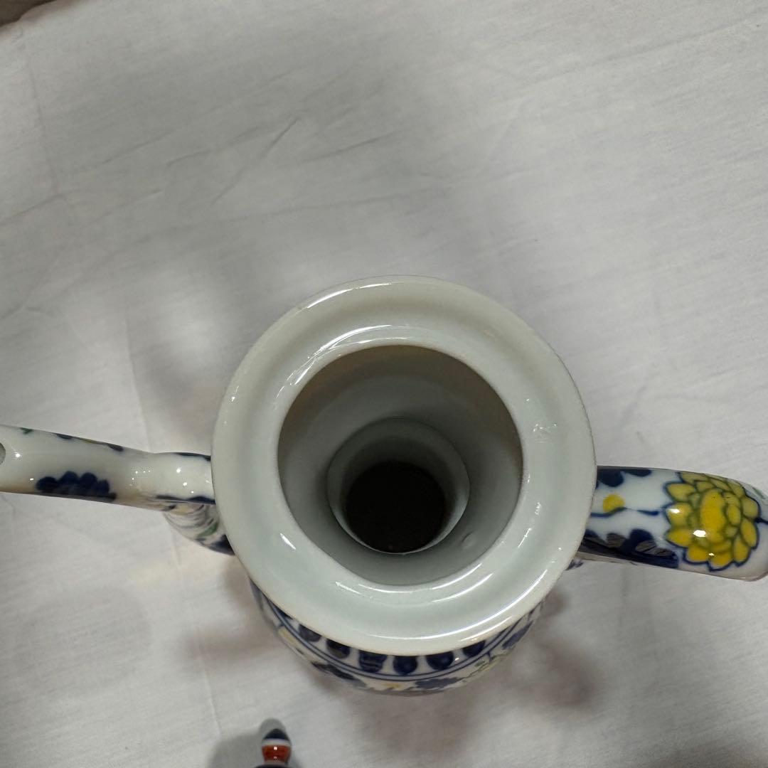 【骨董】大清雍正年製 景徳鎮 ピッチャー 水注 中国工芸 中国美術