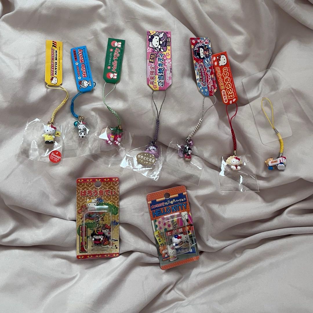 【まとめ売り】ハローキティご当地ストラップ