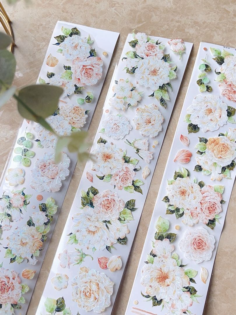 千言手账《花间橙》海外マスキングテープ　マステ 【2631】