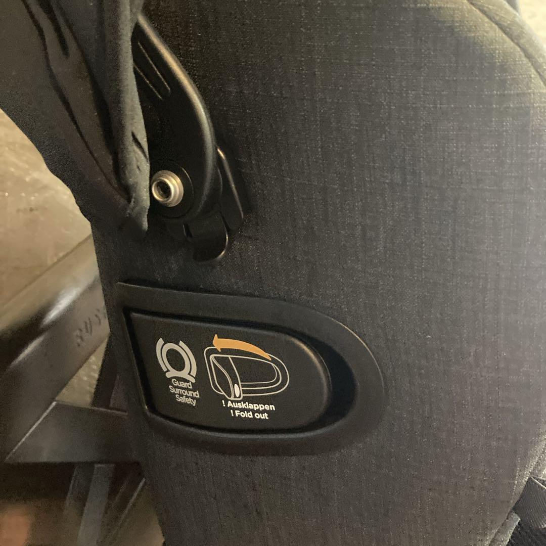 極美品✨Joie チャイルドシート アイアーク360° キャノピー付 ブラック