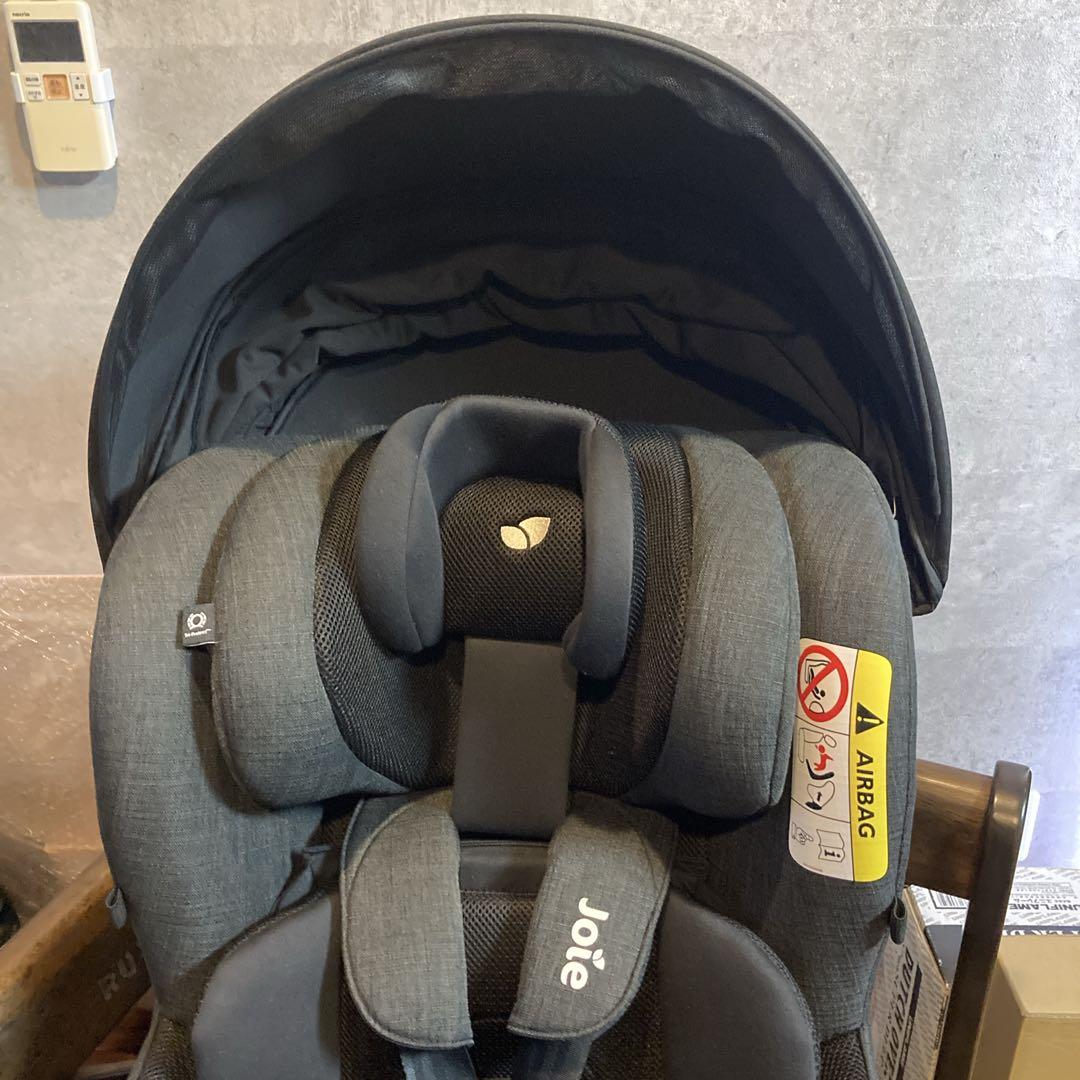 極美品✨Joie チャイルドシート アイアーク360° キャノピー付 ブラック