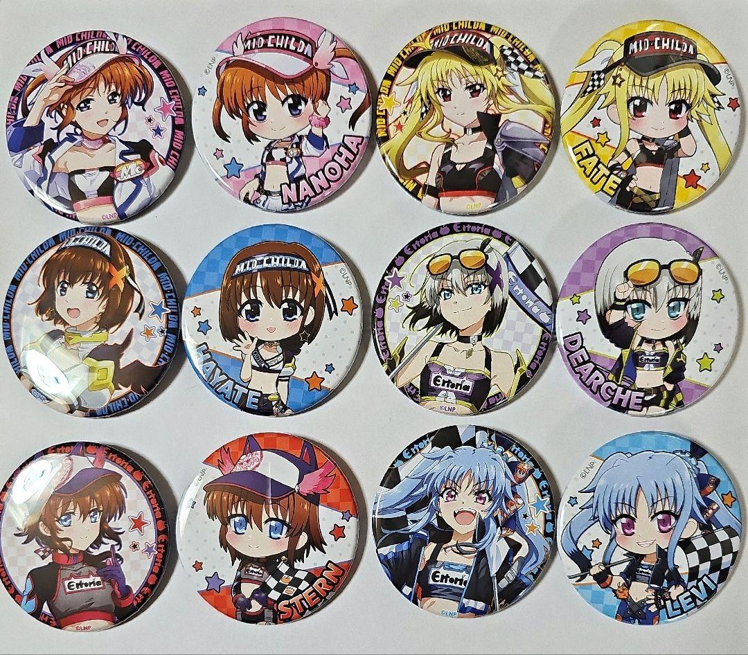 魔法少女リリカルなのは ロフト 缶バッジ 全12種セット コンプリート