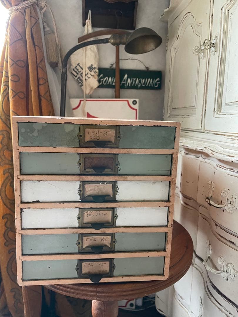 フランス　アンティーク　家具　引き出し　ドロワー　チェスト　収納　レア