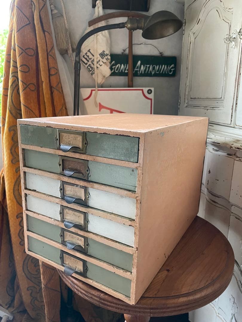 フランス　アンティーク　家具　引き出し　ドロワー　チェスト　収納　レア