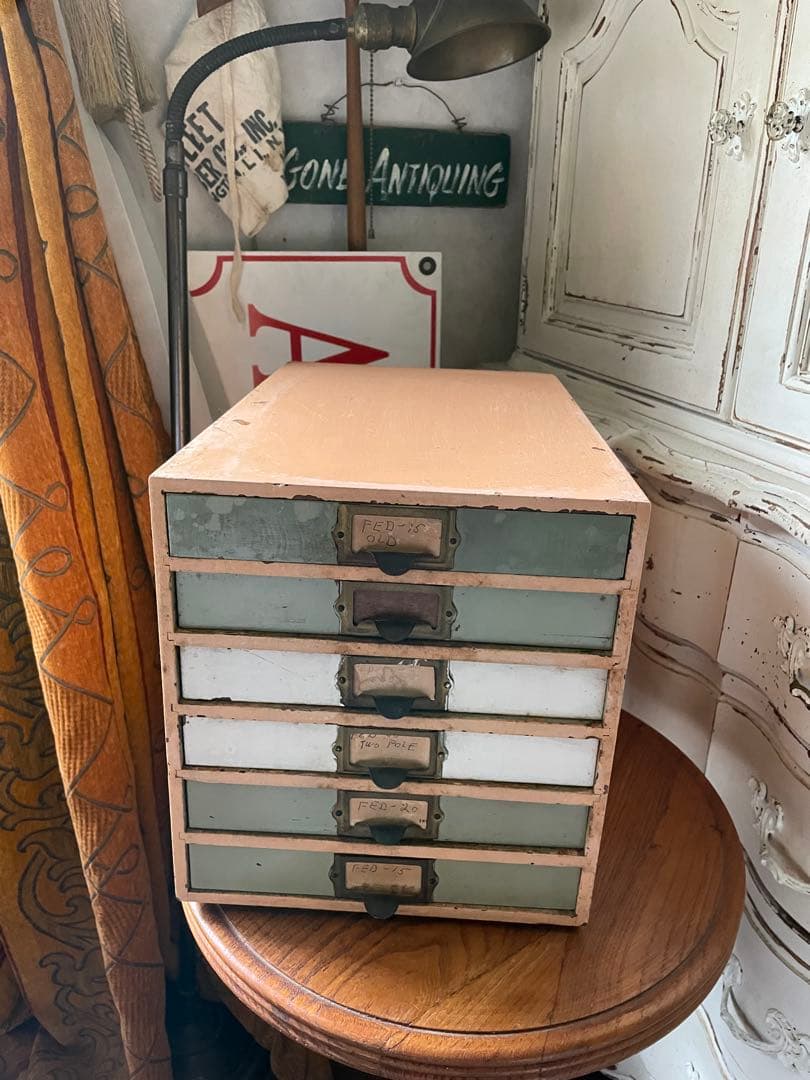 フランス　アンティーク　家具　引き出し　ドロワー　チェスト　収納　レア