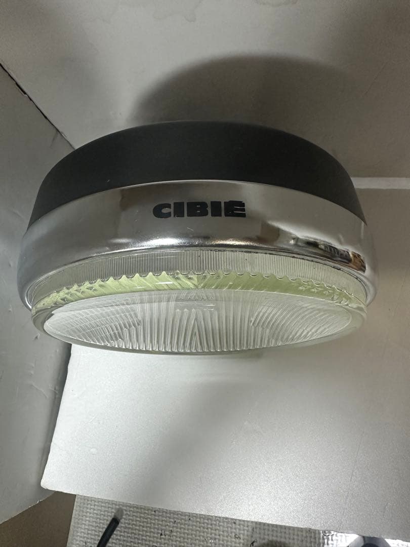 希少当時物シビエスーパーオスカー180πシビエ凹みレンズ付きヘッドライトASSY