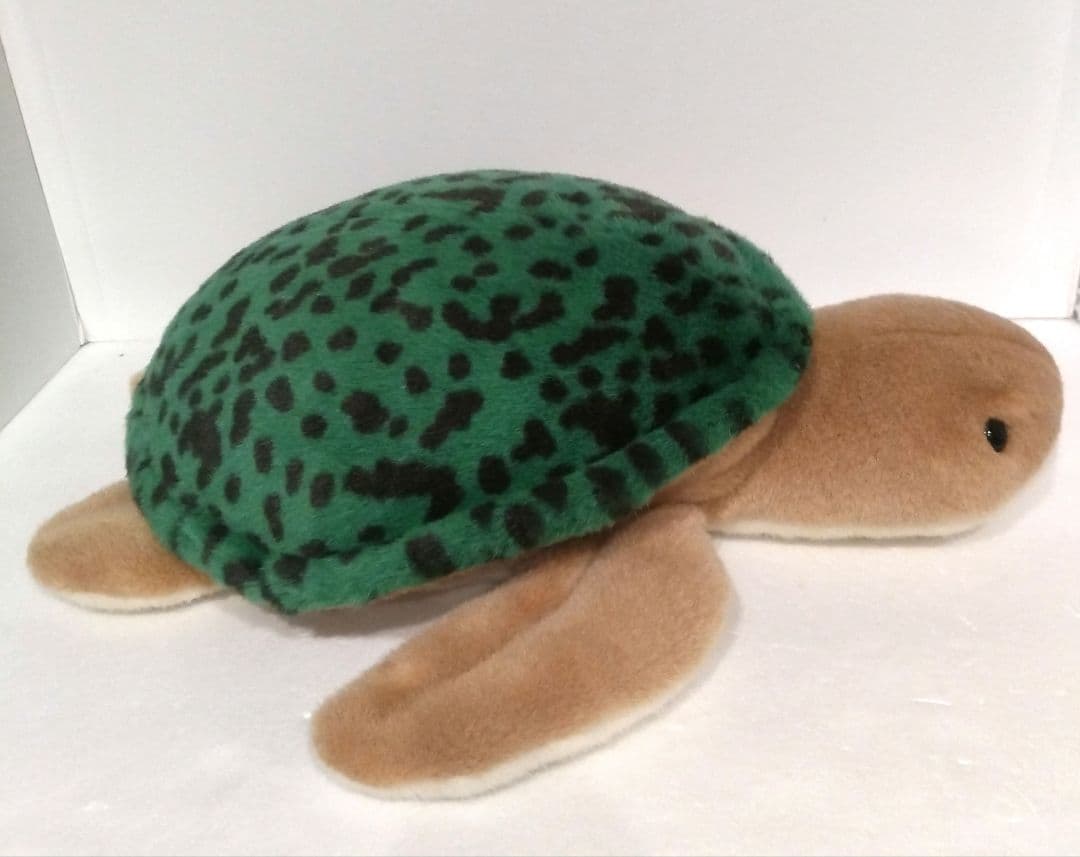 セキグチ アースウィンド BIG ぬいぐるみ 亀 ウミガメ カメ 緑 1989