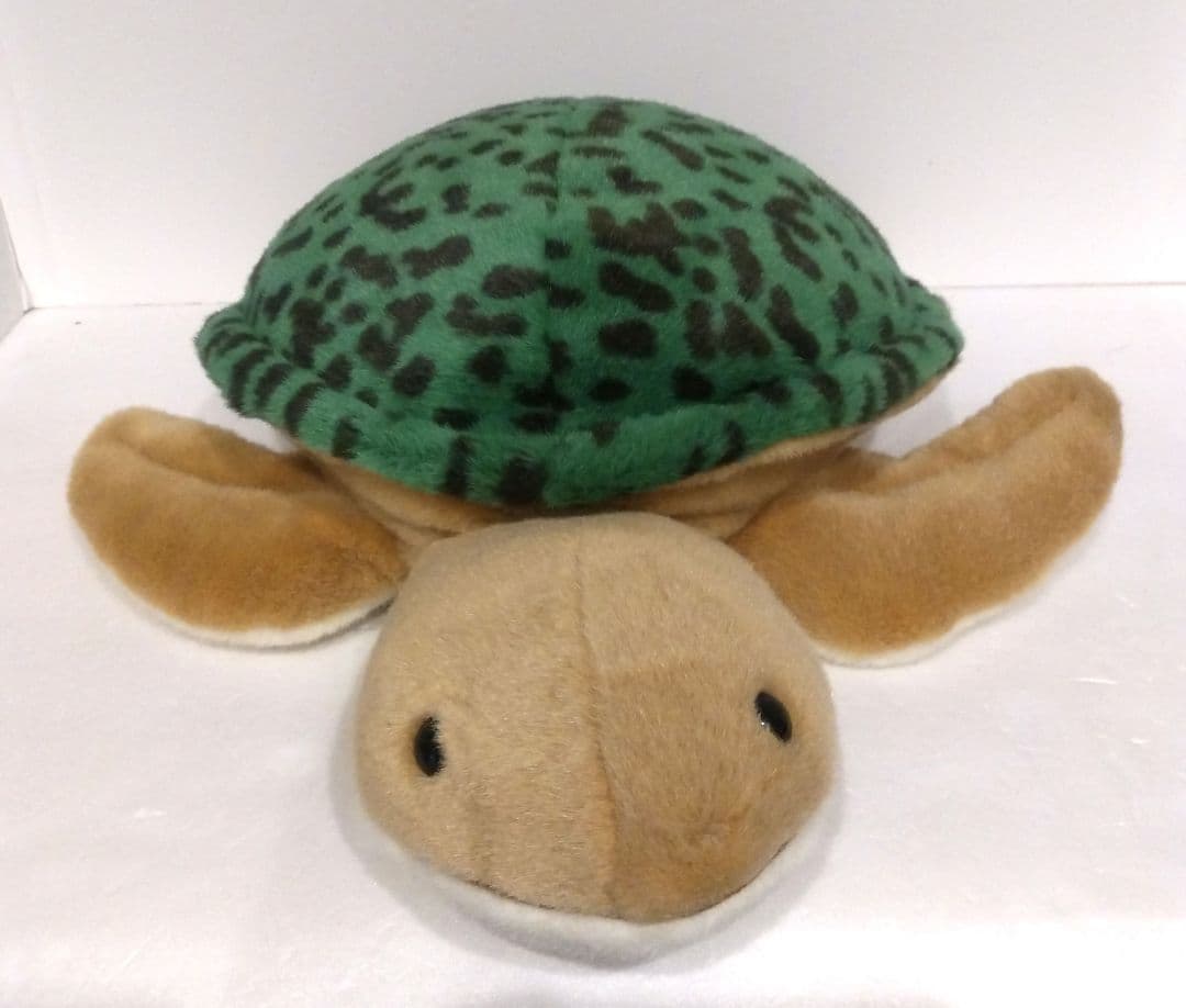 セキグチ アースウィンド BIG ぬいぐるみ 亀 ウミガメ カメ 緑 1989