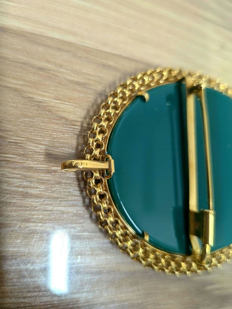 カメオブローチ2wayタイプ K18刻印入 (総重量20.5g)