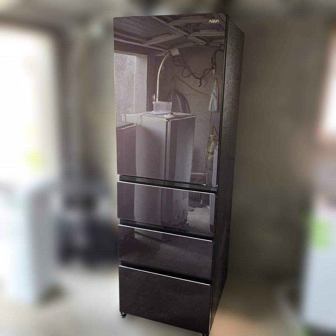 【美品】AQUA 4ドア 大型冷凍冷蔵庫 AQR-VZ46N(T) 2023年