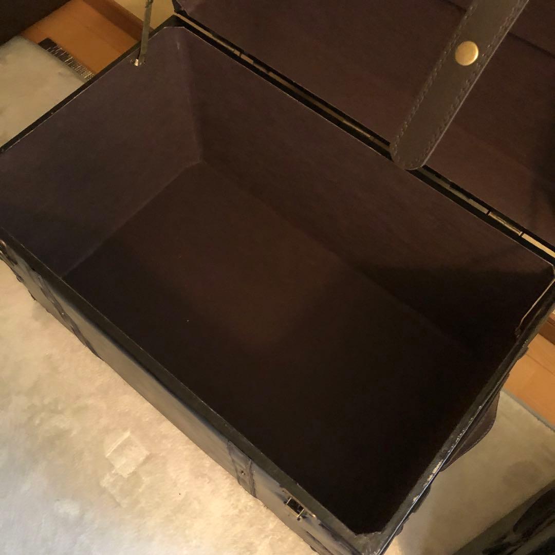 大型アンティーク宝箱スツールセット