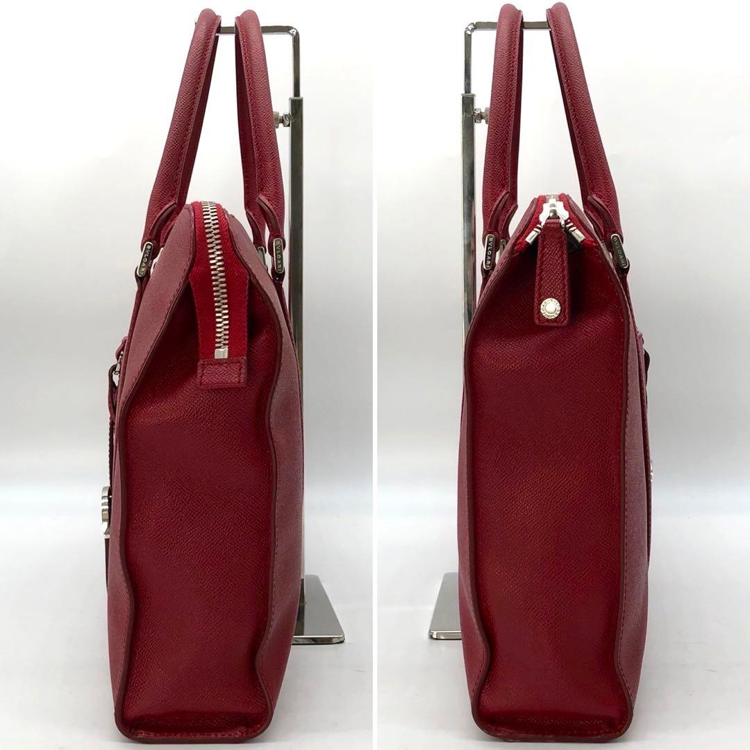 ✨極美品✨ブルガリマン ビジネスバッグ A4可能 パラジムロゴ金具 レザー