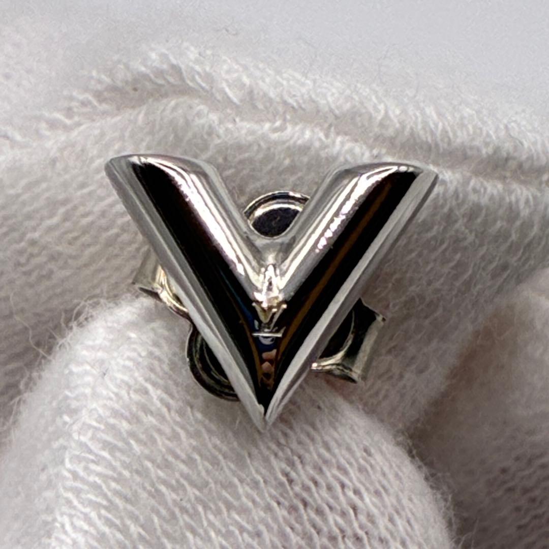 ルイヴィトン エセンシャル V ピアス アクセサリー レディース シルバー 片耳