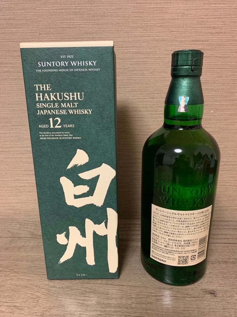 ウイスキー Suntory Hakushu 12 Years Single Malt