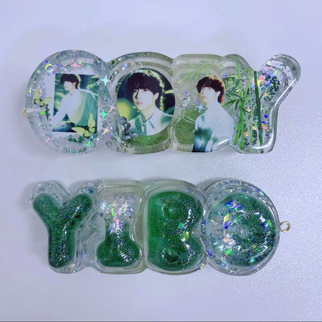 王一博 厚いレジン置物です&バッグチャームに&ナイトライトにもなります❣️9点③