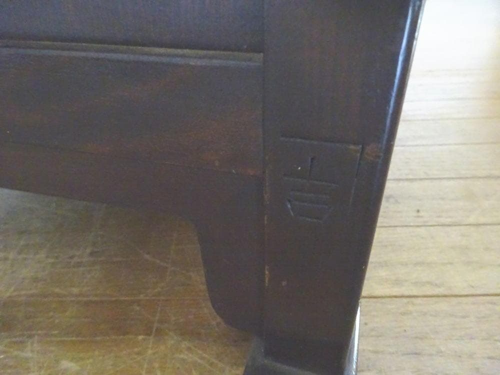 ちゃちゃ　松本民芸家具　A型電話台　ミズメザクラ　飾り台　花台　葛布　和モ