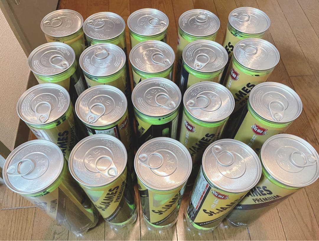 未開封⭐︎硬式テニスボール セントジェームス プレミアム　20缶(80球)