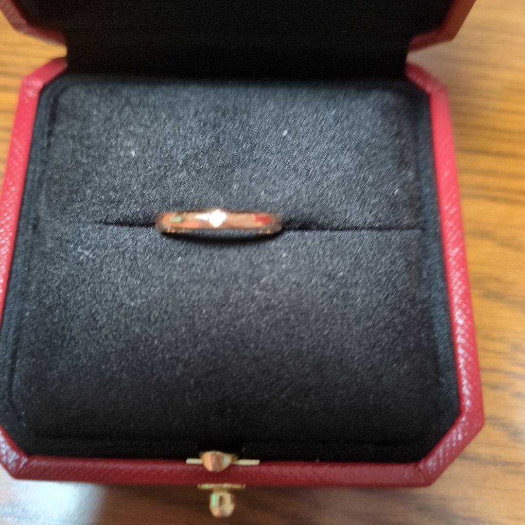 Cartier 1895ウェディング リング750YGダイヤ1P サイズ50