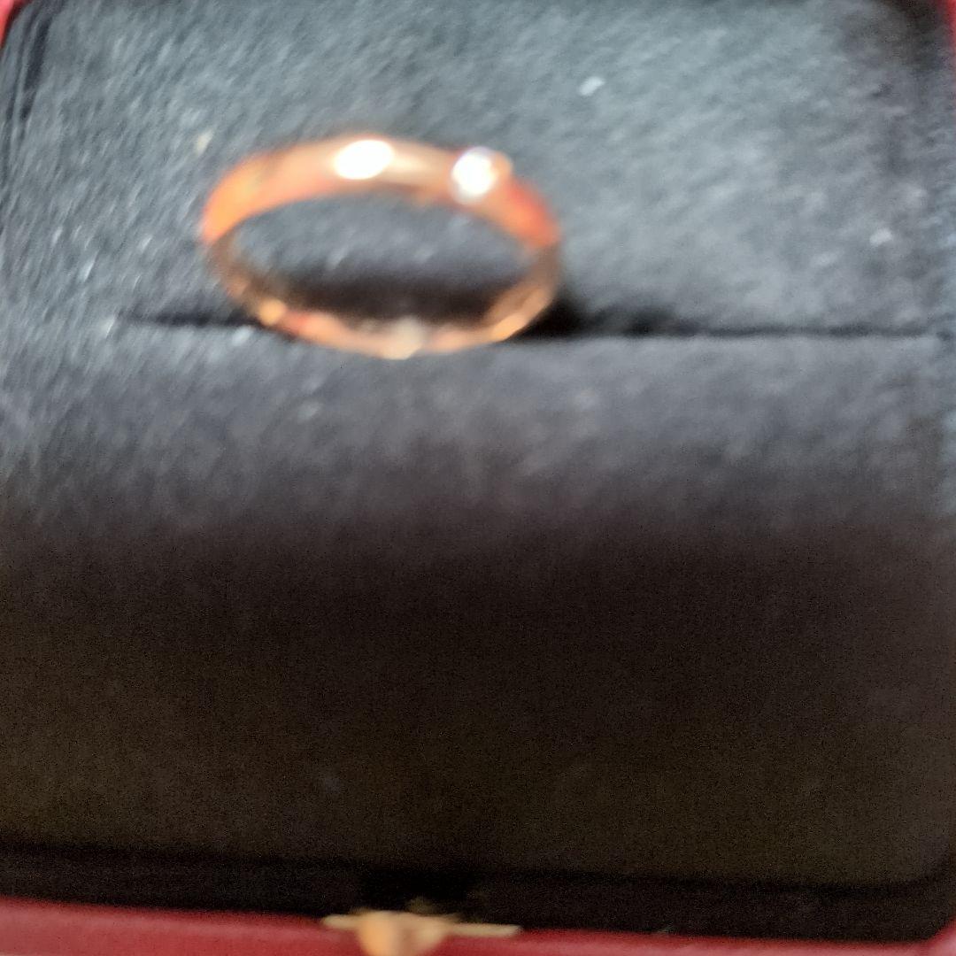 Cartier 1895ウェディング リング750YGダイヤ1P サイズ50