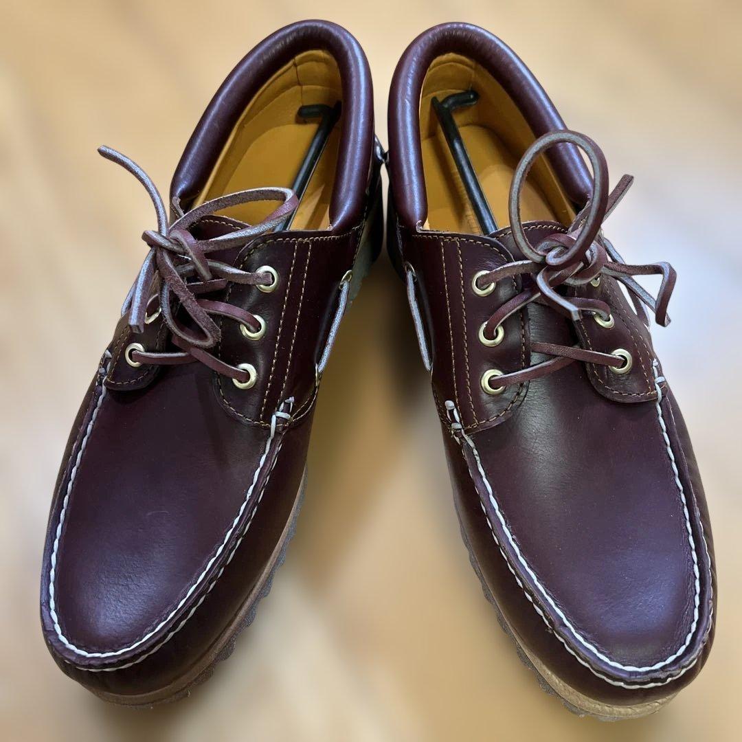 timberland 3eye 新品未使用 27cm バーガンディ ティンバー