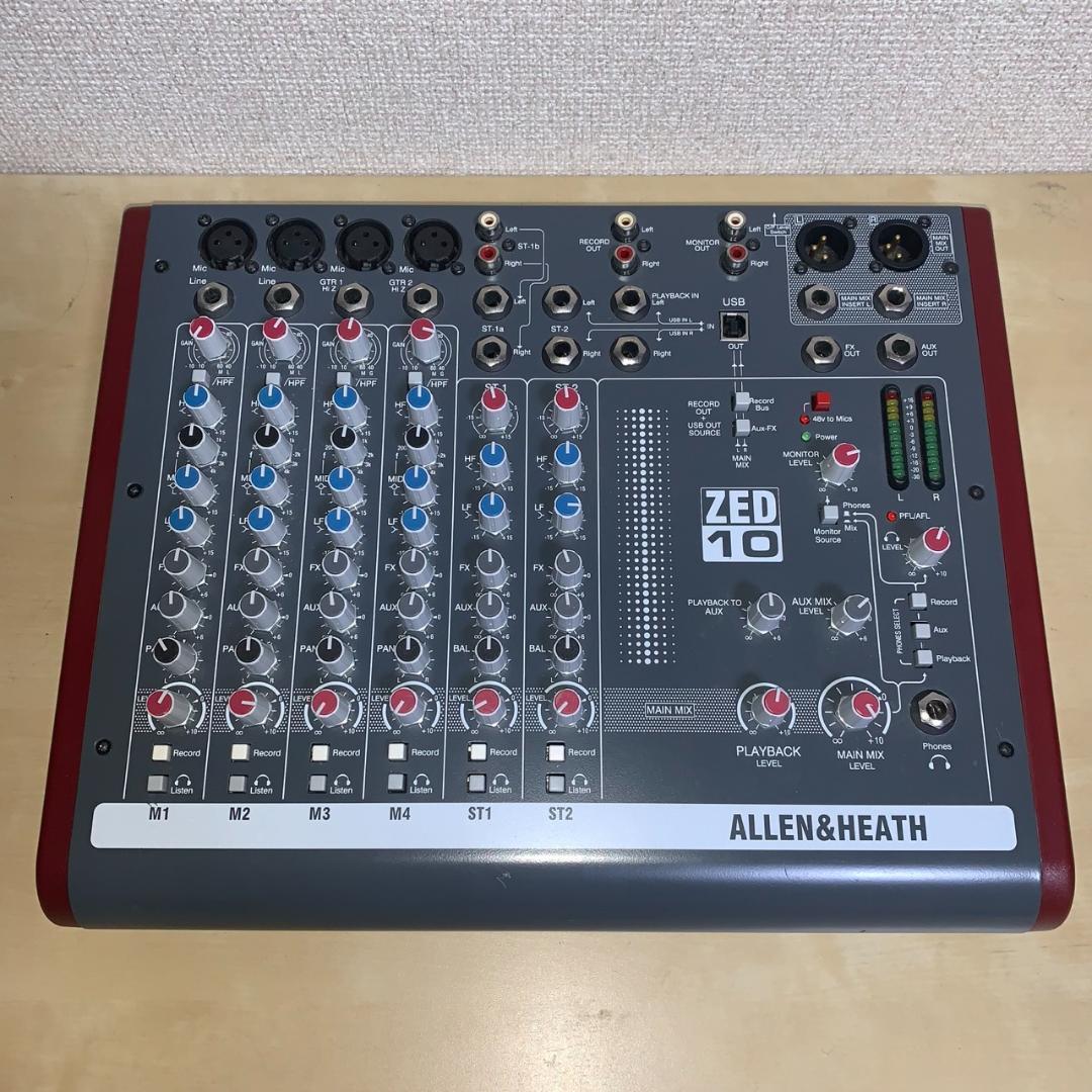 ALLEN&HEATH ZED10 アナログミキサー オーディオインターフェース