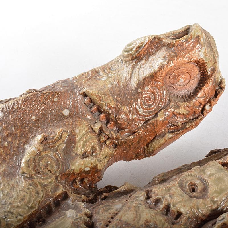 信楽焼　克銘　手のひらに羅針盤　置物　手のオブジェ　F　R5961B