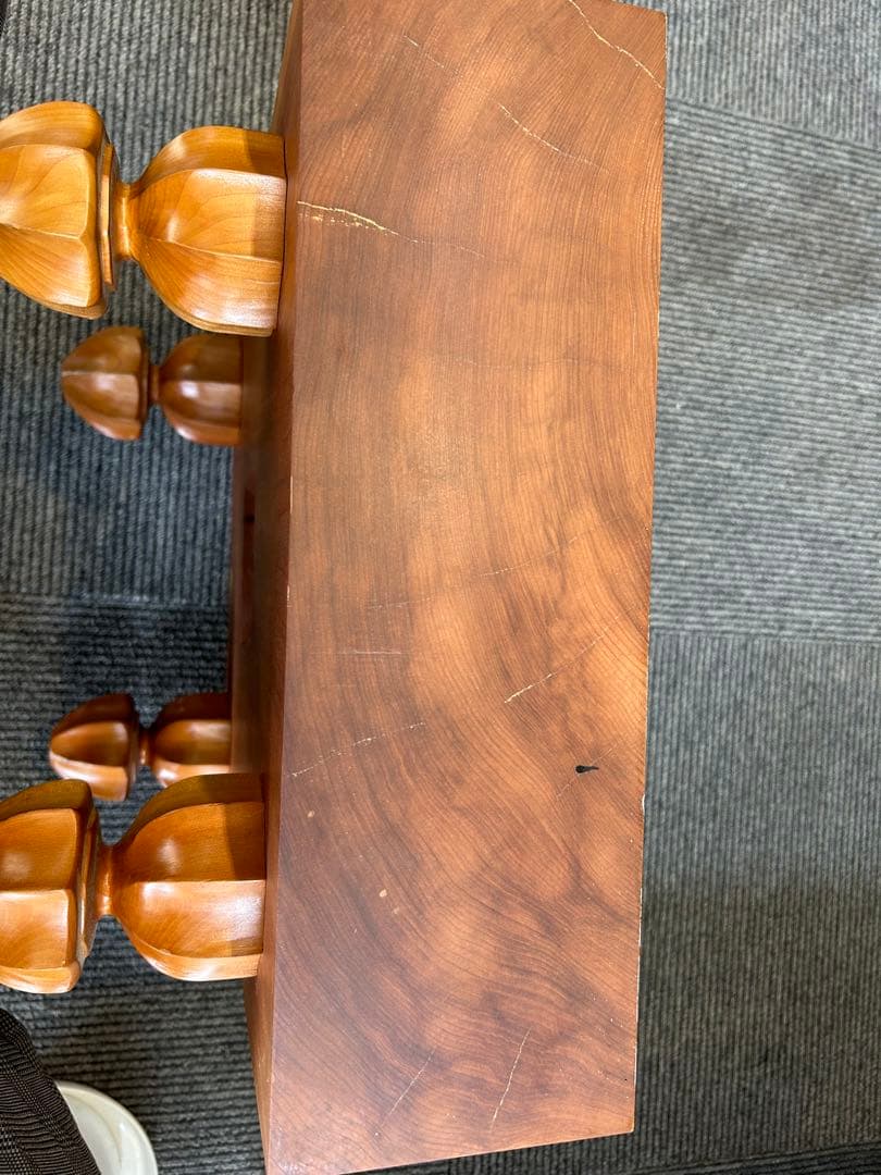 脚付き囲碁盤 碁石 碁笥 へそ付き囲碁盤　碁石セット