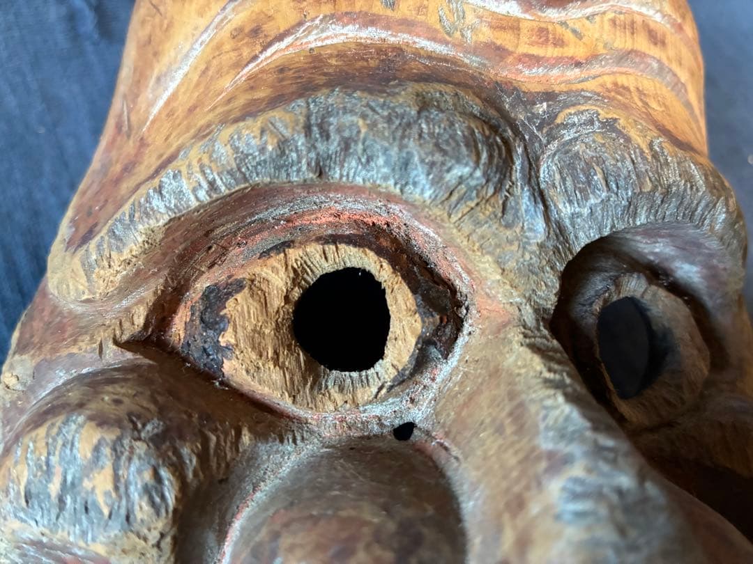 木彫面　翁面　室町から江戸時代