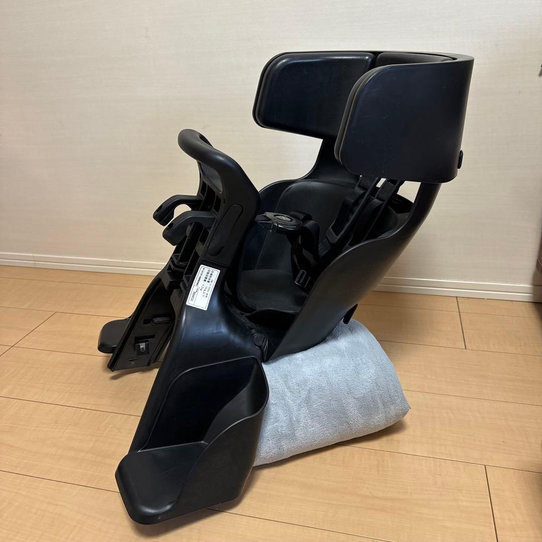 【こしあん】OGK 自転車用チャイルドシート(前用) ブラック