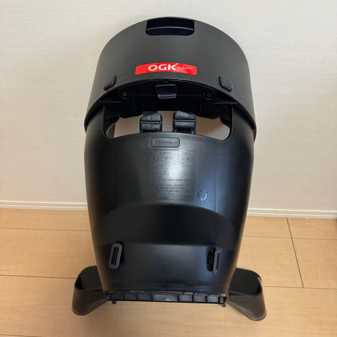 【こしあん】OGK 自転車用チャイルドシート(前用) ブラック
